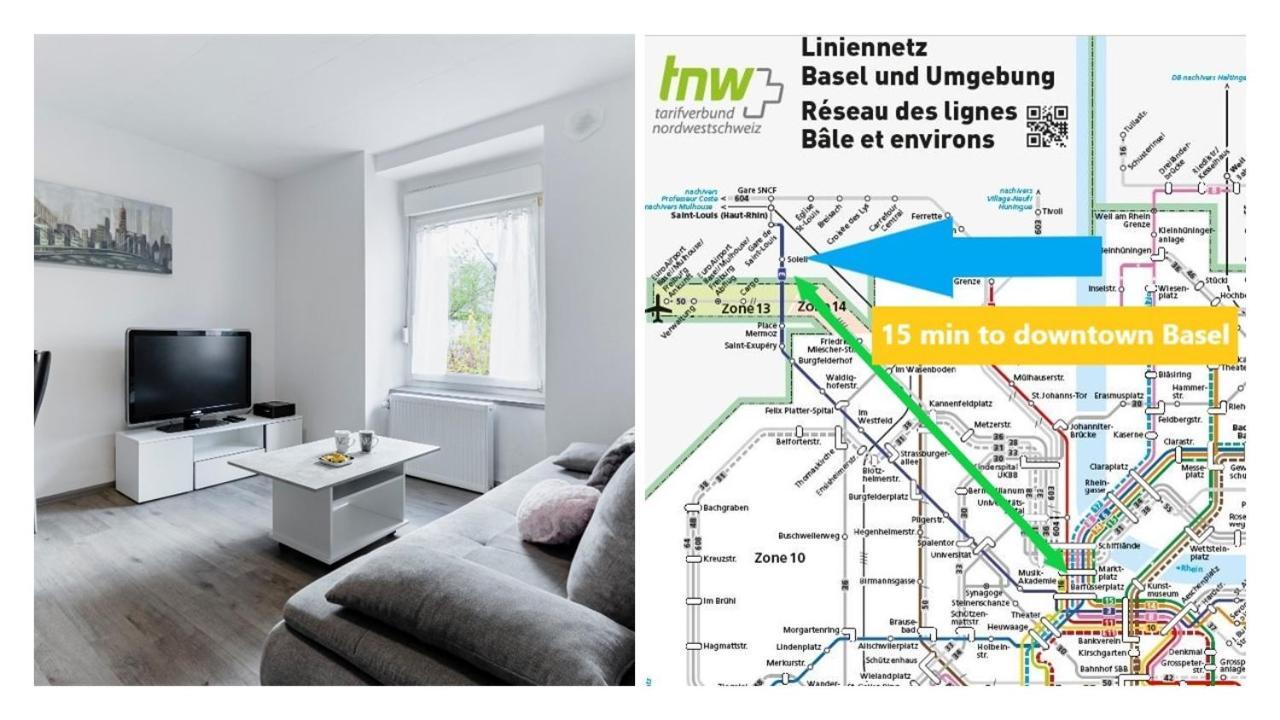 Myhome Basel 3A44 Saint-Louis  Eksteriør bilde
